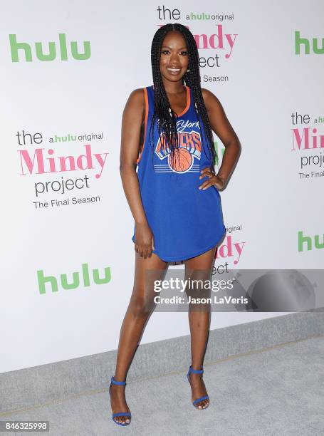 Actress Xosha Roquemore attends "The Mindy Project" final season premiere party at The London West Hollywood on September 12, 2017 in West Hollywood,...