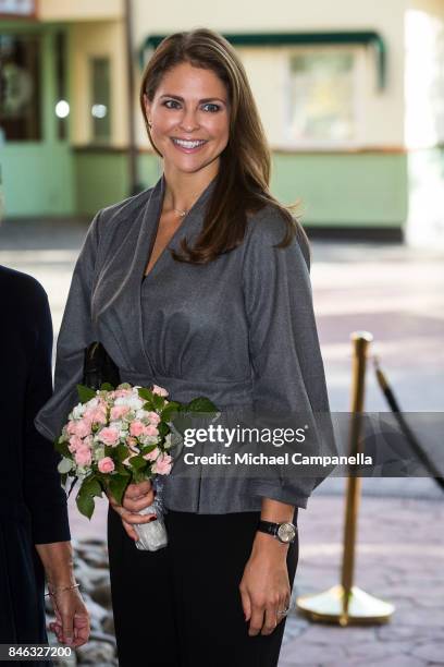 Princess Madeleine of Sweden attends the "The Invisibility Project" seminar hosted by My Great-Day foundation at Grona Lund on September 13, 2017 in...