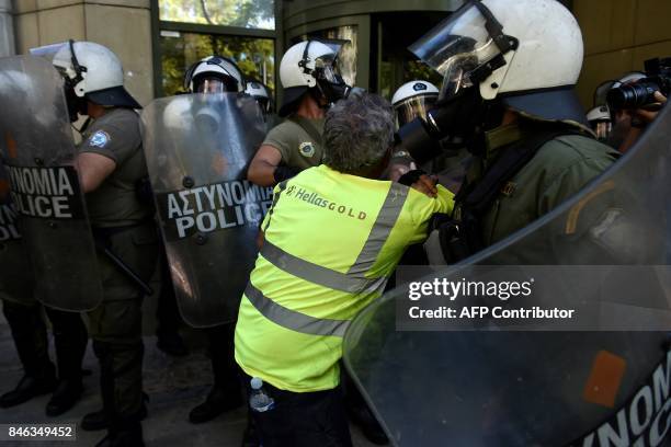Men Arguing At Riot 334 Ministry Of Northern Greece Stock Photos, High-Res Pictures, and ...