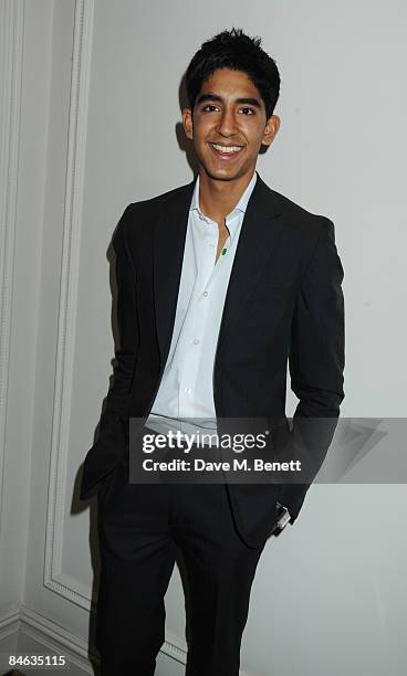 Actor Dev Patel arrives at the The London Critics' Circle Film Awards 2009, at the Grosvenor House Hotel on February 4, 2009 in London, England.