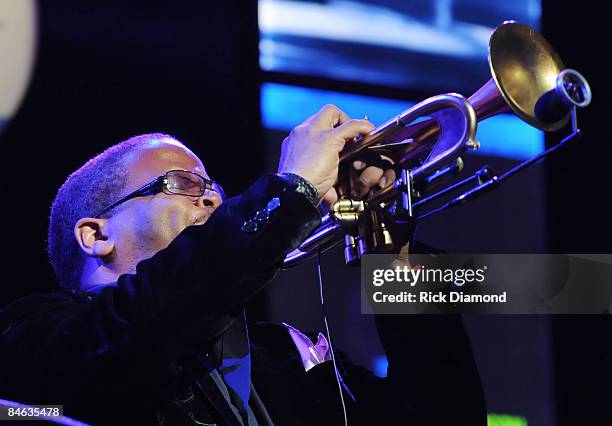 Recording Artist Terence Blanchard performs at The Recording Academy's tribute to Blue Note Records at 2009 Grammy Salute to Jazz held at Club Nokia...