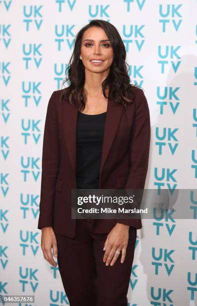 Christine Lampard attends the UKTV Live 2017 photocall at Claridges Hotel on September 13, 2017 in London, England. Broadcaster announces it's...