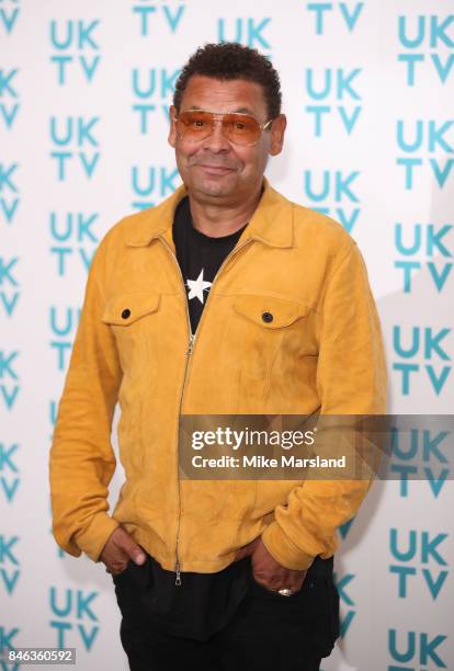 Craig Charles attends the UKTV Live 2017 photocall at Claridges Hotel on September 13, 2017 in London, England. Broadcaster announces it's programs...