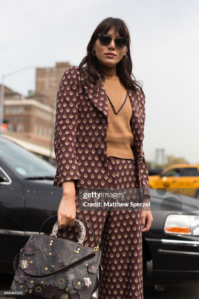 New York Fashion Week - Street Style - Day 6