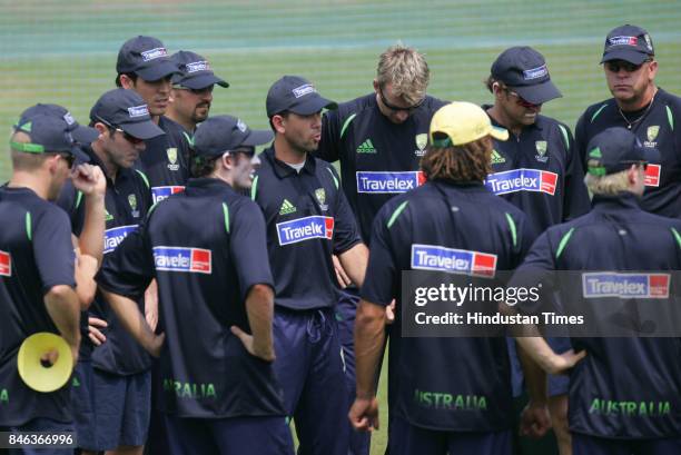 Australian team during ICC Champions Trophy.