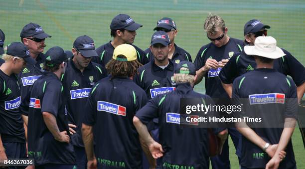 Australian team during ICC Champions Trophy.