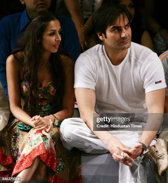 Lakme Fashion Week: Malaika Arora Khan and Arbaaz Khan at Lascelles Symons Fashion show at NCPA.