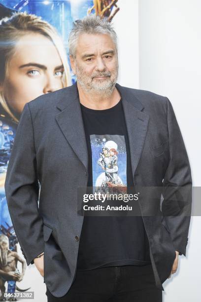 Film director Luc Besson attends the photocall of his movie 'Valerian and the City of a Thousand Planets' at Hotel de Russie in Rome, Italy on...