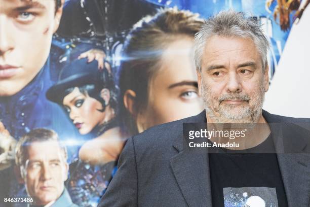 Film director Luc Besson attends the photocall of his movie 'Valerian and the City of a Thousand Planets' at Hotel de Russie in Rome, Italy on...