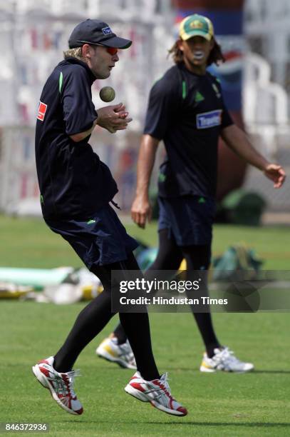 Australia's Michael Clarke at the practice session during the ICC Champions Trophy on Friday.