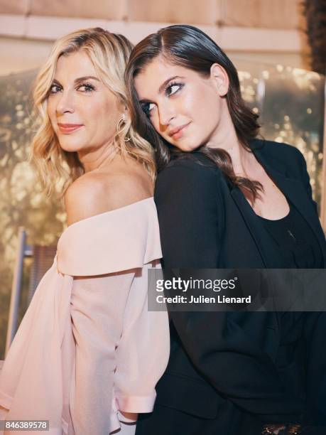 Actress Michele Laroque and her daughter Oriane Deschamps are photographed for Self Assignment on May 21, 2017 in Cannes, France.