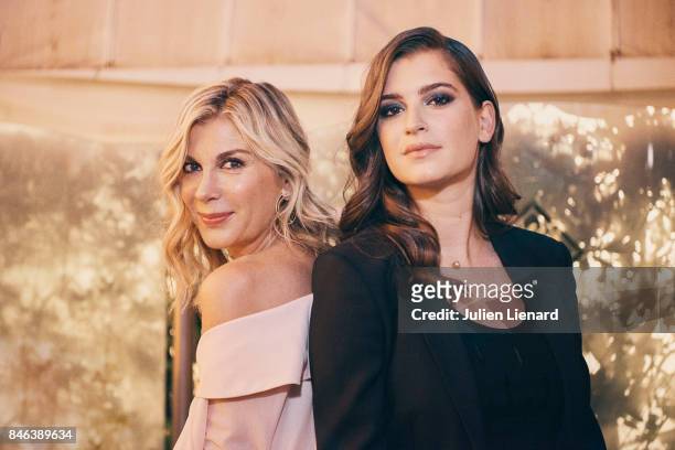 Actress Michele Laroque and her daughter Oriane Deschamps are photographed for Self Assignment on May 21, 2017 in Cannes, France.