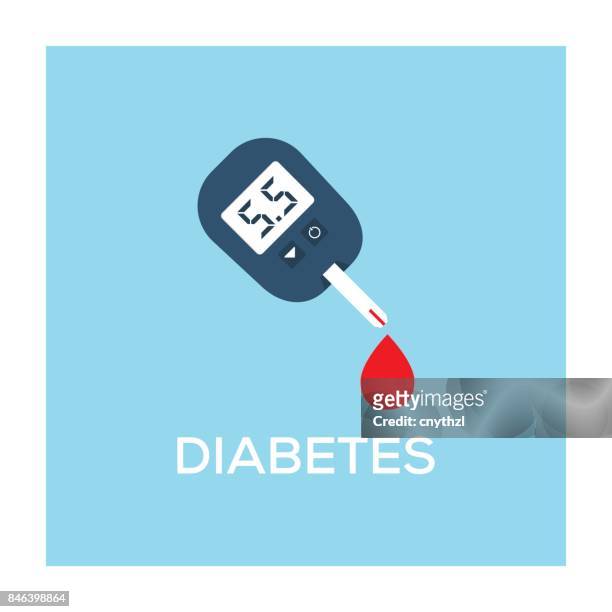 diabetes-konzept - enttäuschung stock-grafiken, -clipart, -cartoons und -symbole