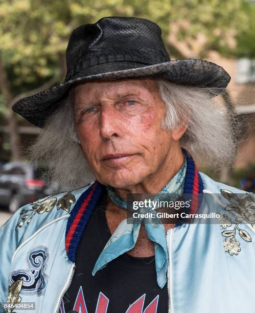 James F. Goldstein is seen arriving to Coach Spring 2018 fashion show during New York Fashion Week at Basketball City - Pier 36 - South Street on...