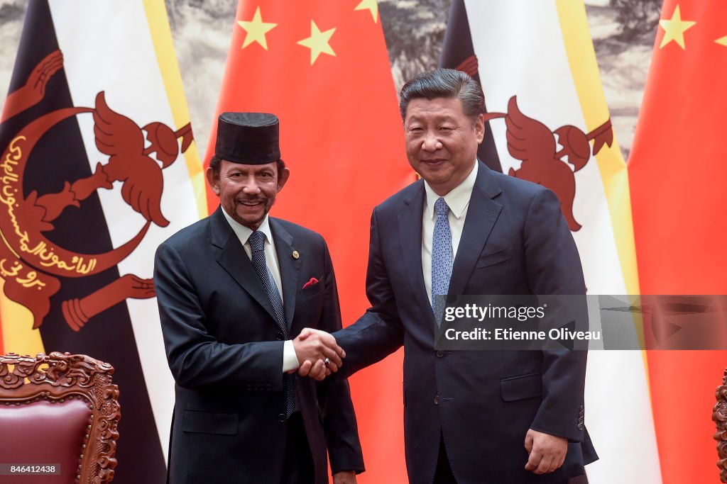 The Sultan Of Brunei, Hassanal Bolkiah Visits China