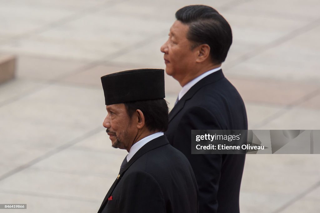 The Sultan Of Brunei, Hassanal Bolkiah Visits China