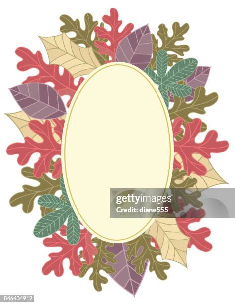 hand drawn fall leaves background - ash tree stock illustrations