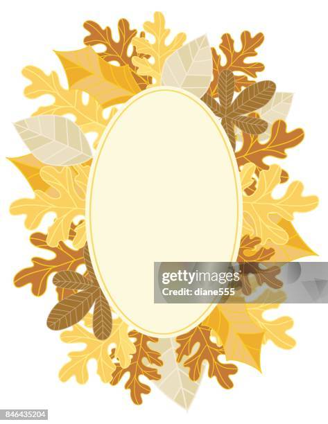 hand drawn fall leaves background - ash tree stock illustrations