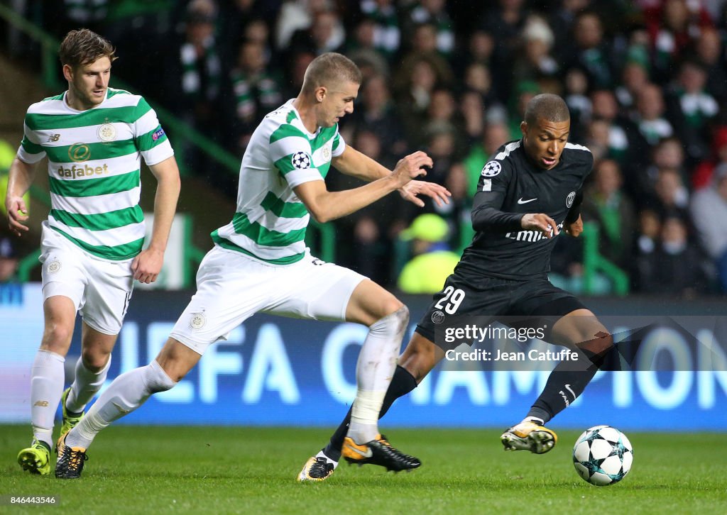 Celtic v Paris Saint Germain - UEFA Champions League