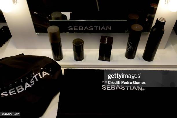 General view backstage ahead of the Giovane Gentile show during Mercedes-Benz Istanbul Fashion Week September 2017 at Zorlu Center on September 13,...