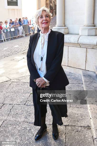 Actress Concha Velasco attends the 'National Culture' awards at the Santa Maria y San Julian Cathedral on September 13, 2017 in Cuenca, Spain.