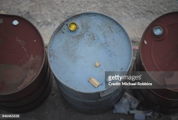 oil barrels - oil barrels ストックフォトと画像