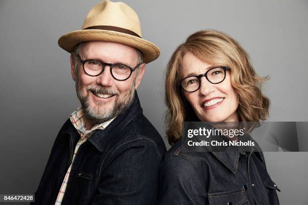 Screenwriters Jonathan Dayton and Valerie Faris of Fox Searchlight Pictures' 'Battle of the Sexes' are photographed at the Toronto Film Festival for...