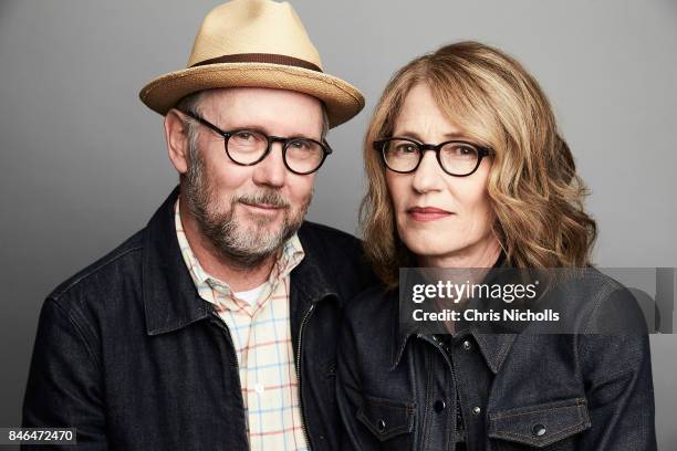 Screenwriters Jonathan Dayton and Valerie Faris of Fox Searchlight Pictures' 'Battle of the Sexes' are photographed at the Toronto Film Festival for...