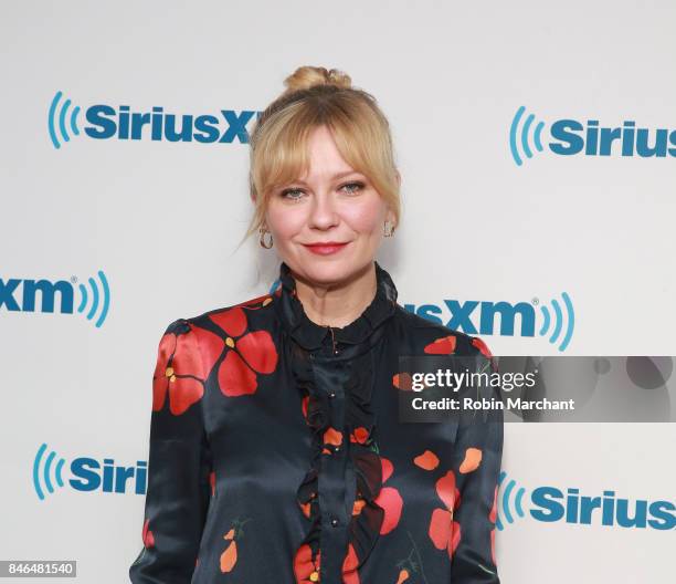 Kristen Dunst visits at SiriusXM Studios on September 13, 2017 in New York City.