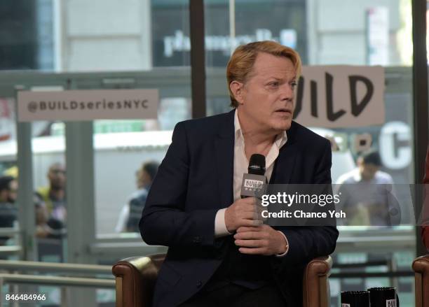 Eddie Izzard attends Build series to discuss "Victoria & Abdul" at Build Studio on September 13, 2017 in New York City.