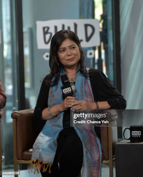 Shrabani Basu attends Build series to discuss "Victoria & Abdul" at Build Studio on September 13, 2017 in New York City.