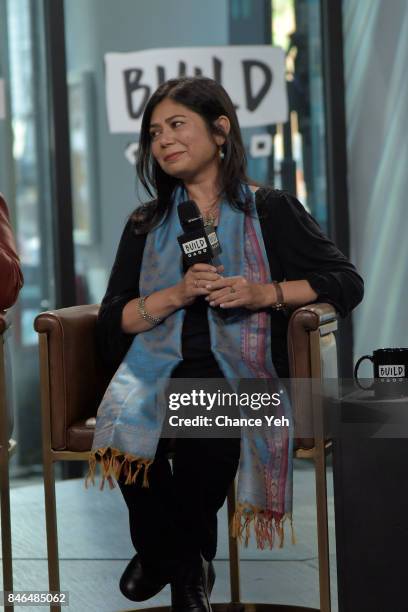 Shrabani Basu attends Build series to discuss "Victoria & Abdul" at Build Studio on September 13, 2017 in New York City.