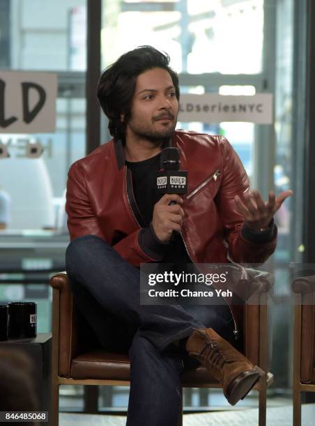 Ali Fazal attends Build series to discuss "Victoria & Abdul" at Build Studio on September 13, 2017 in New York City.