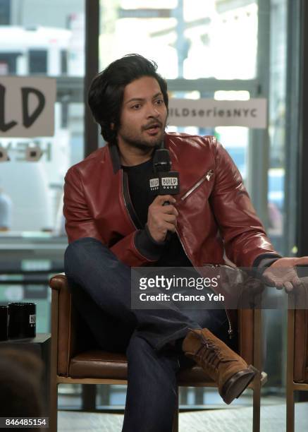 Ali Fazal attends Build series to discuss "Victoria & Abdul" at Build Studio on September 13, 2017 in New York City.