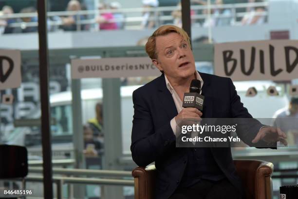 Eddie Izzard attends Build series to discuss "Victoria & Abdul" at Build Studio on September 13, 2017 in New York City.