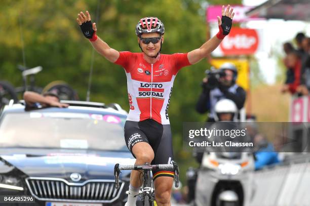 58th Grand Prix de Wallonie Arrival / Tim WELLENS Celebration / Chaudfontaine - Citadelle de Namur 216m / GP Wallonie /