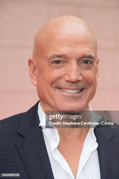 Louis Bodin attends the RTL-RTL2-Fun Radio Press Conference to Announce Their TV Schedule for 2017/2018, at Cinema Elysee Biarritz on September 13,...