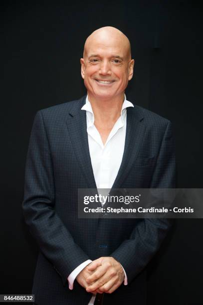 Louis Bodin attends the RTL-RTL2-Fun Radio Press Conference to Announce Their TV Schedule for 2017/2018, at Cinema Elysee Biarritz on September 13,...