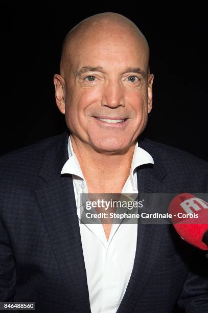 Louis Bodin attends the RTL-RTL2-Fun Radio Press Conference to Announce Their TV Schedule for 2017/2018, at Cinema Elysee Biarritz on September 13,...