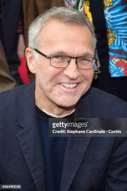 Journalist Laurent Ruquier attends the RTL-RTL2-Fun Radio Press Conference to Announce Their TV Schedule for 2017/2018, at Cinema Elysee Biarritz on...