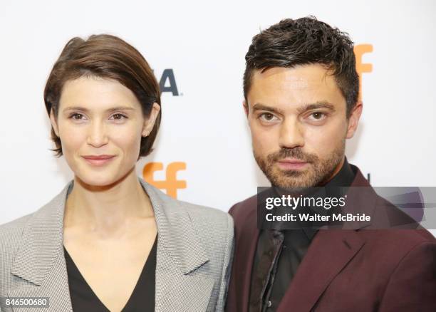 Gemma Arterton and Dominic Cooper attend 'The Escape' premiere during the 2017 Toronto International Film Festival at TIFF Bell Lightbox on September...