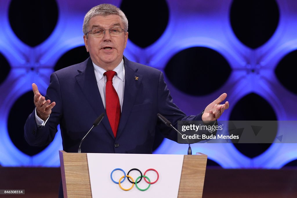131st IOC Session Lima - 2024 & 2028 Olympics Hosts Announcement