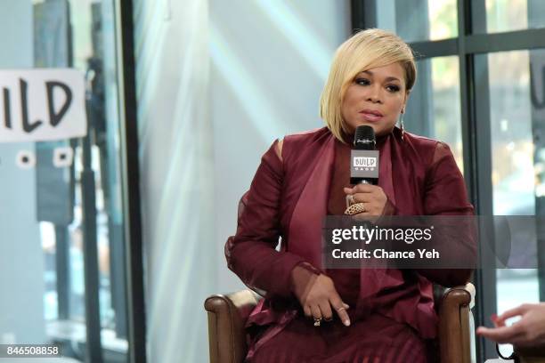Tionne "T-Boz" Watkins attends Build series to discuss "A Sick Life: TLC 'n Me: Stories Ffrom On And Off The Stage" at Build Studio on September 13,...