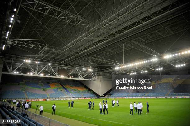 General wiev during the SS Lazio Pitch Walk Around on September 13, 2017 in Arnhem, Netherlands.