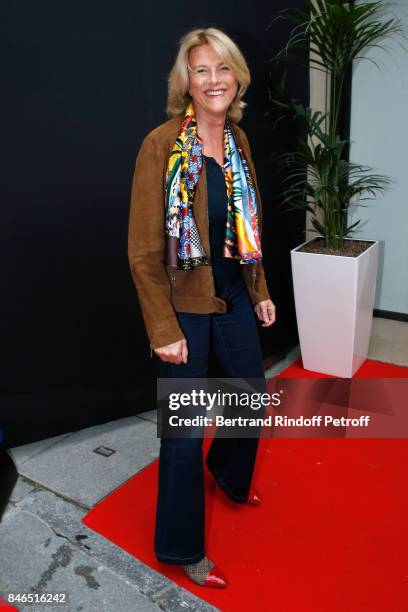 Nathalie Fellonneau attends the RTL - RTL2 - Fun Radio Press Conference to announce their TV Schedule for 2017/2018 at Elysee Biarritz at Cinema...