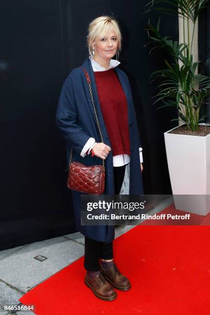 Flavie Flament, "On est fait pour s'entendre" on RTL, attends the RTL - RTL2 - Fun Radio Press Conference to announce their TV Schedule for 2017/2018...