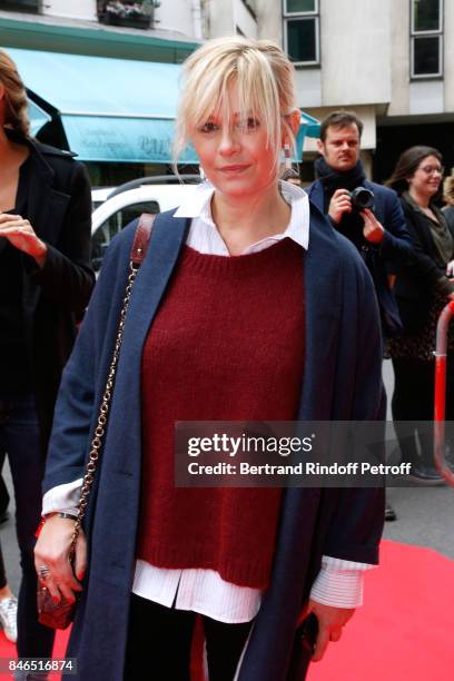 Flavie Flament, "On est fait pour s'entendre" on RTL, attends the RTL - RTL2 - Fun Radio Press Conference to announce their TV Schedule for 2017/2018...