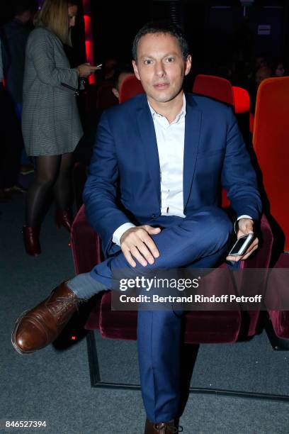 Marc-Olivier Fogiel, "RTL soir & On refait le monde" on RTL, attends the RTL - RTL2 - Fun Radio Press Conference to announce their TV Schedule for...