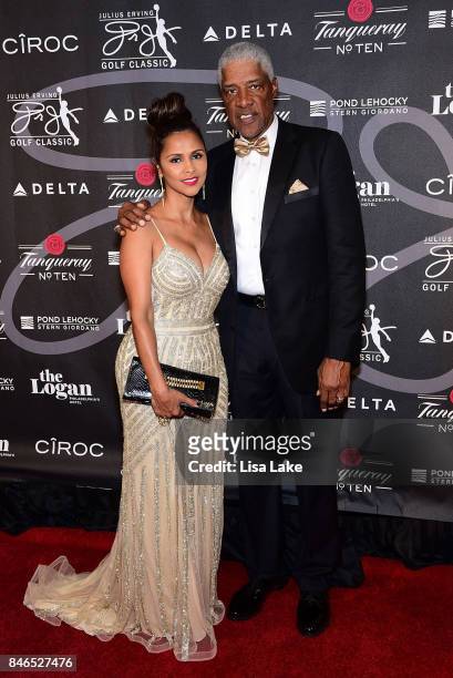 Dorys and Julius Erving attend the Erving Golf Classic Black Tie Ball sponsored by Delta Airlines & Pond LeHocky Law, with cocktails presented by...