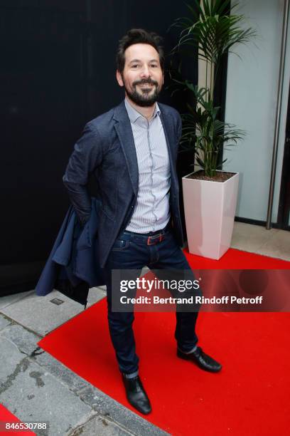 Regis Mailhot attends the RTL - RTL2 - Fun Radio Press Conference to announce their TV Schedule for 2017/2018 at Elysee Biarritz at Cinema Elysee...